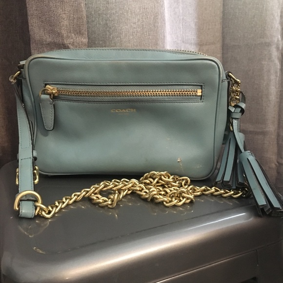 Baby blue Coach crossbody - Picture 2 of 8